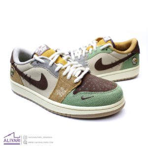کتونی نایک ایرجردن 1 ودوو Air Jordan 1 Voodoo